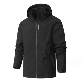 2025 Men’s Waterproof Rain Jacket Lightweight Outer Hooded Outdoor Raincoat Hiking Windproof Jacket Climbing Outdoor Jackets 5XL