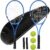 Tennis Rackets 2 Players Recreational,Pre-Strung 27 Inch Light Adult Racquet Set with Tennis Balls,Overgrips and Carry Bag